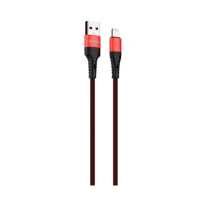 Cable USB Mallado Lightning Soul Rojo