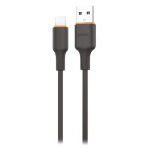 Cable USB Silicone Type-C 1.5M Soul Negro