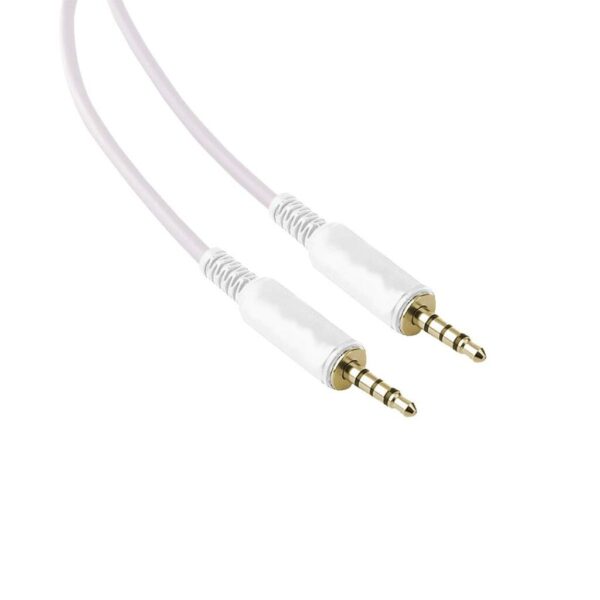 Adaptador Audio 3.5mm a 3.5mm 2M Soul Blanco
