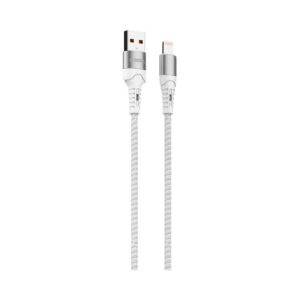 Cable USB Mallado Lightning Soul Blanco