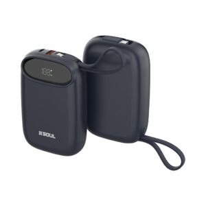 Power Bank Pro 100 C/ Display 10000Mah 22,5w QC Azul