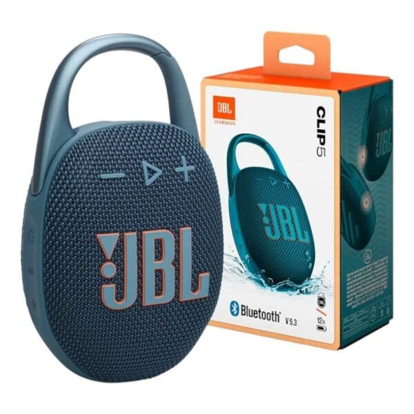Parlante Bluetooth JBL CLIP5 Azul Waterproof ORIGINAL --