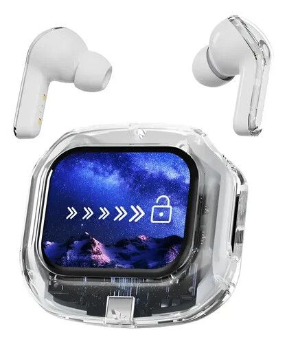 Earbuds Bluetooth C/ Base y Pantalla Marca MIXOR