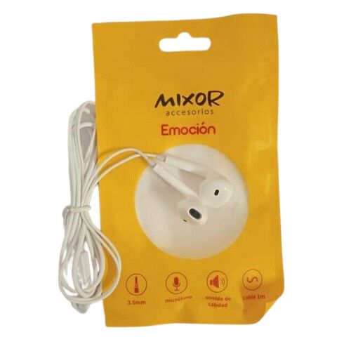 Auricular Manos Libres Silicona -EMOCION - MIXOR