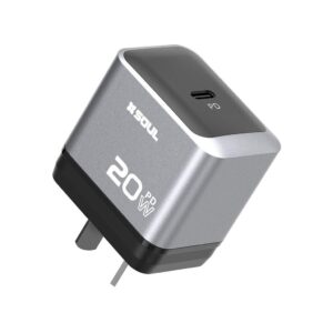 Cargador Viajero Silver PD 20W S/Cable --