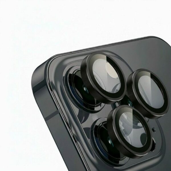 Protector Camara Liso iPhone 17 Max Negro