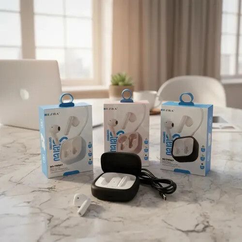 Earbuds Bluetooth C/ Base De Carga Goma