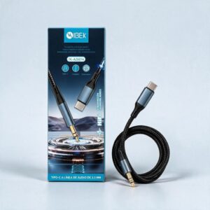 Adaptador Audio 3.5 Macho a USB-C
