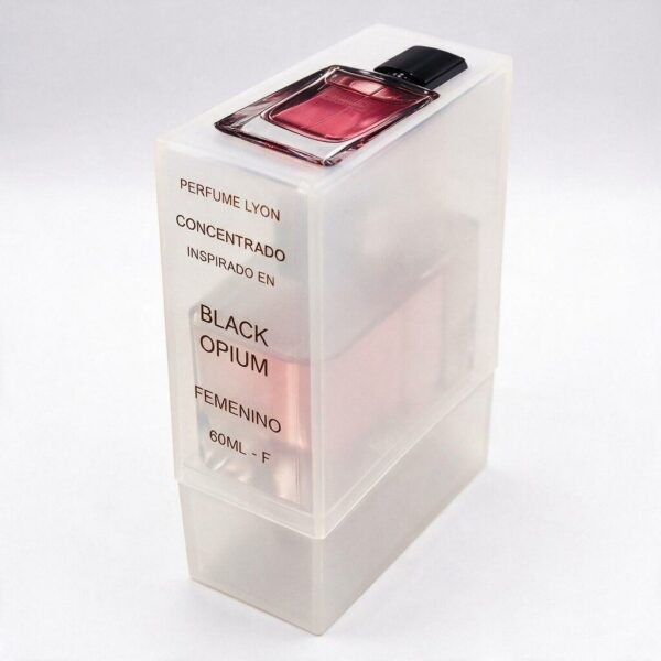 Perfume Lyon Concentrado Inspirado en Black Opium 60ml - F