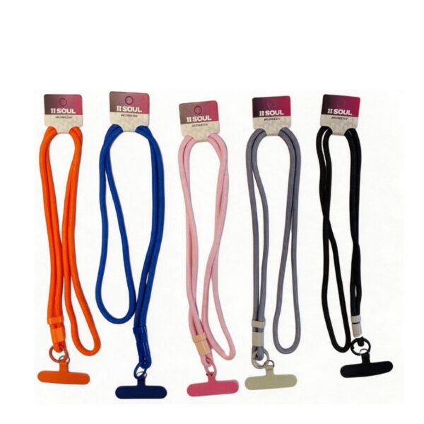 Correa Cuello Cuerda Ajustable Colores Varios x 5 Un.. (PRECIO UNITARIO Mod 6) SOUL